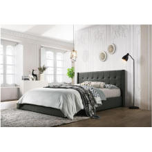 China Modern Bedroom Furniture Fabric Leather Bed Frame